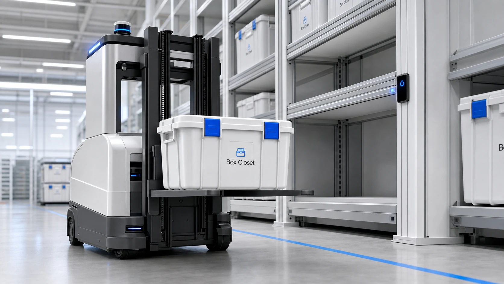 From your building to our storage facility, we handle the journey. Your belongings stay together in your Box Closet tote.